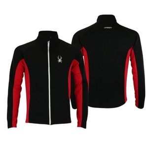 NWT Spyder Men’s Constant Black/Red Full Zip Jacket